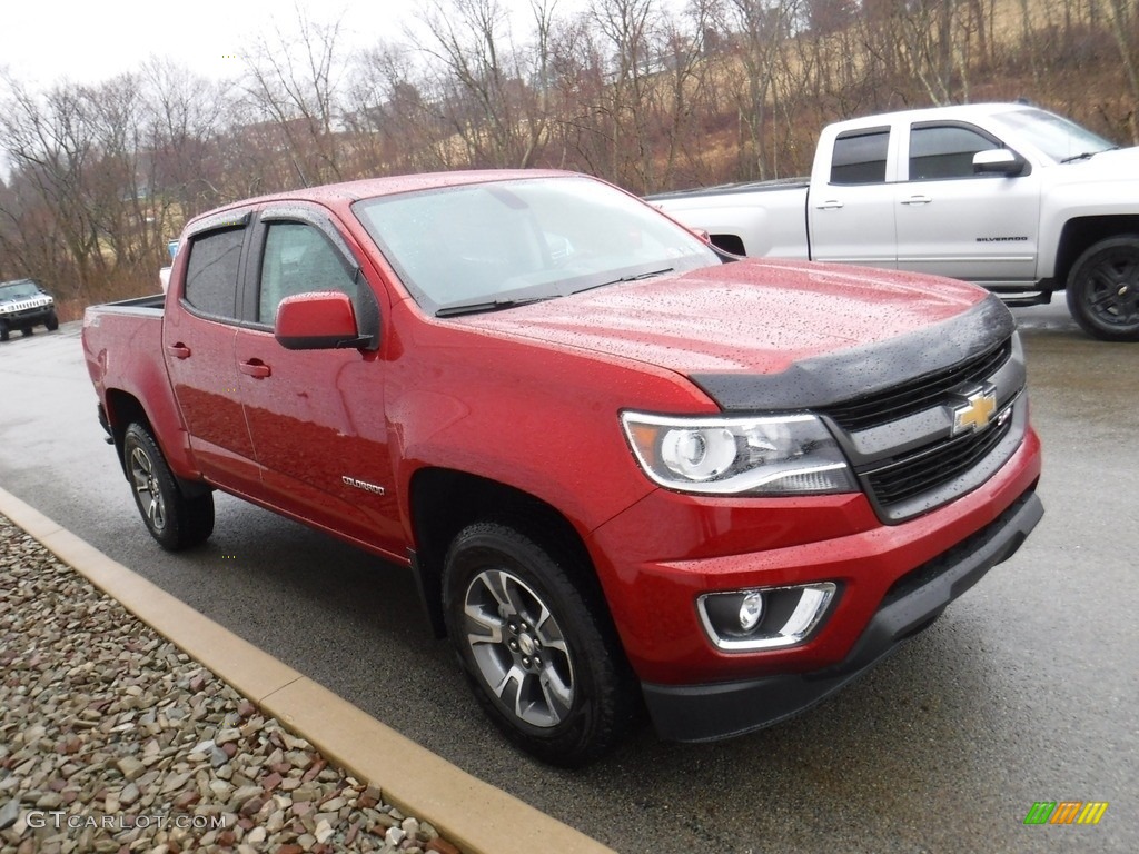 2016 Colorado Z71 Crew Cab 4x4 - Red Rock Metallic / Jet Black photo #7