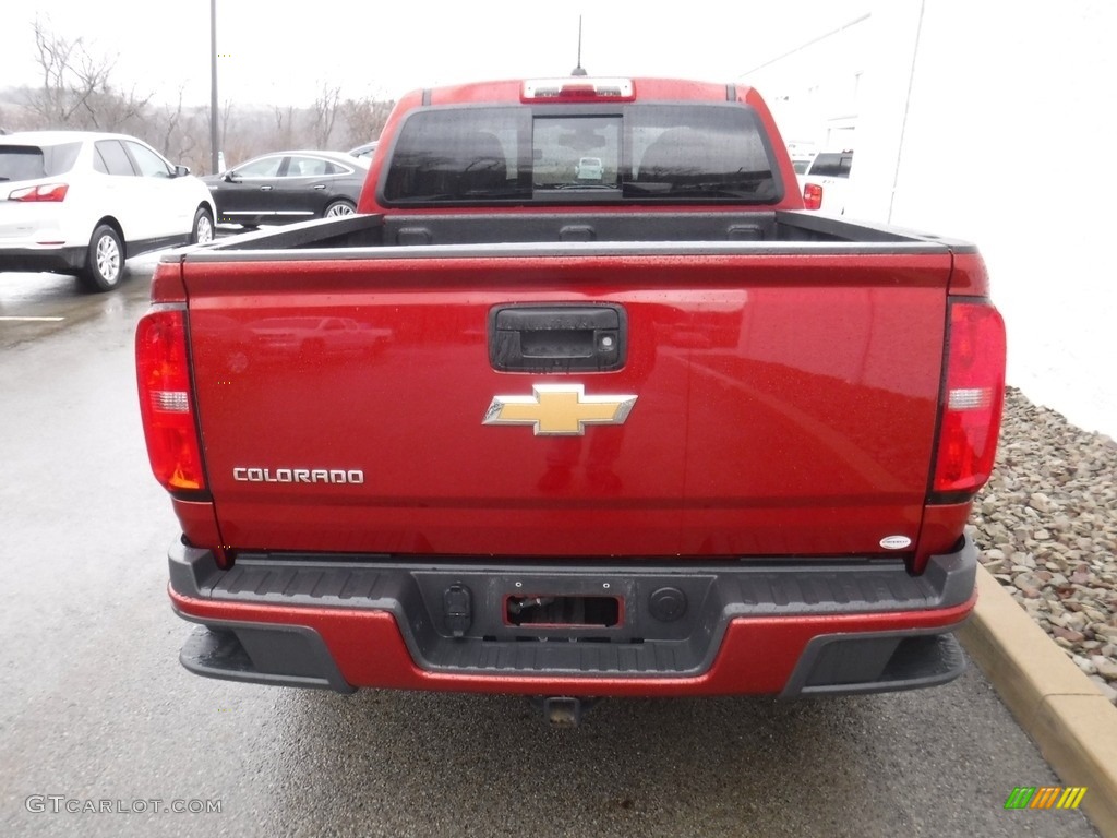 2016 Colorado Z71 Crew Cab 4x4 - Red Rock Metallic / Jet Black photo #9