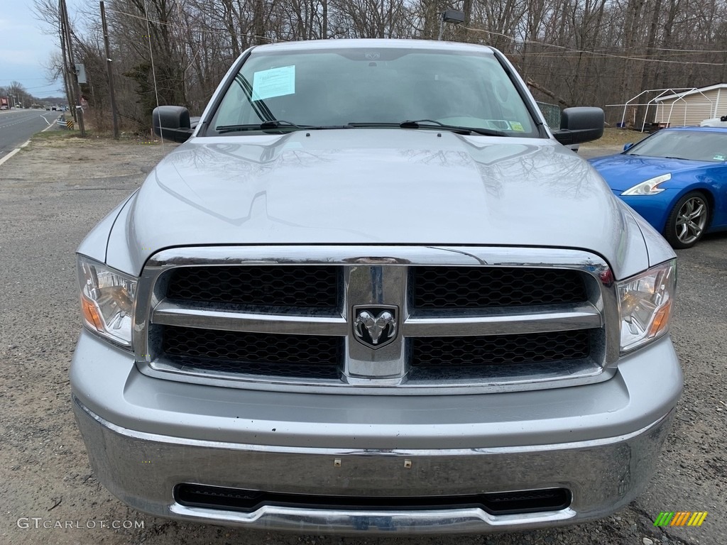 2011 Ram 1500 ST Quad Cab - Bright Silver Metallic / Dark Slate Gray/Medium Graystone photo #8