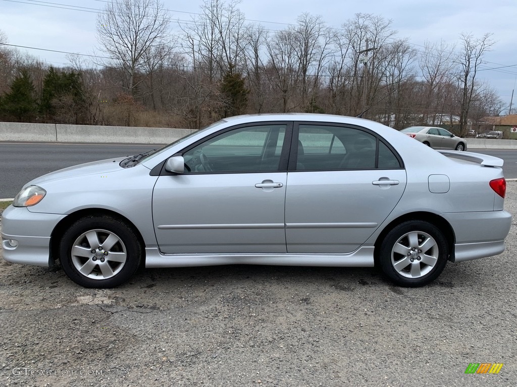 2005 Corolla S - Phantom Gray Pearl / Black photo #6