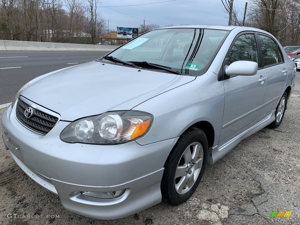 2005 Corolla S - Phantom Gray Pearl / Black photo #7