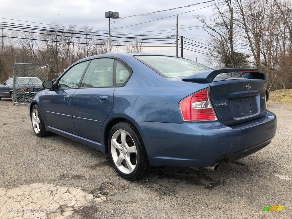 2007 Legacy 2.5i Sedan - Newport Blue Pearl / Ivory photo #3