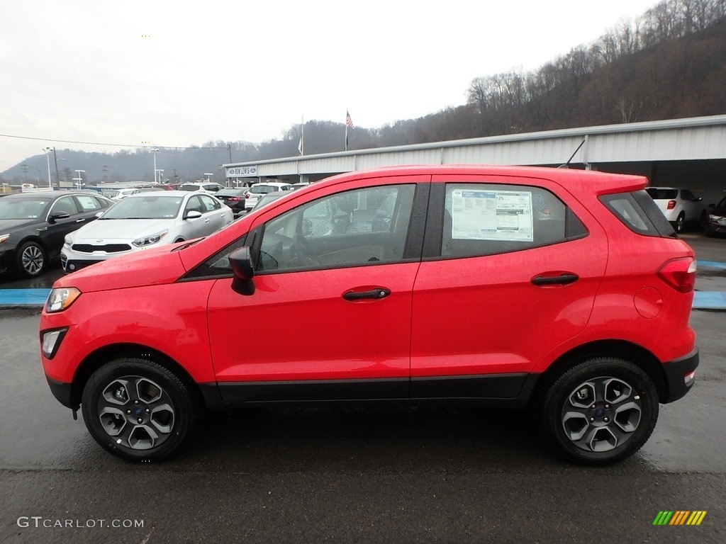 Race Red 2019 Ford EcoSport S 4WD Exterior Photo #132625490