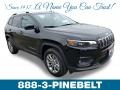 2019 Diamond Black Crystal Pearl Jeep Cherokee Latitude Plus 4x4  photo #1