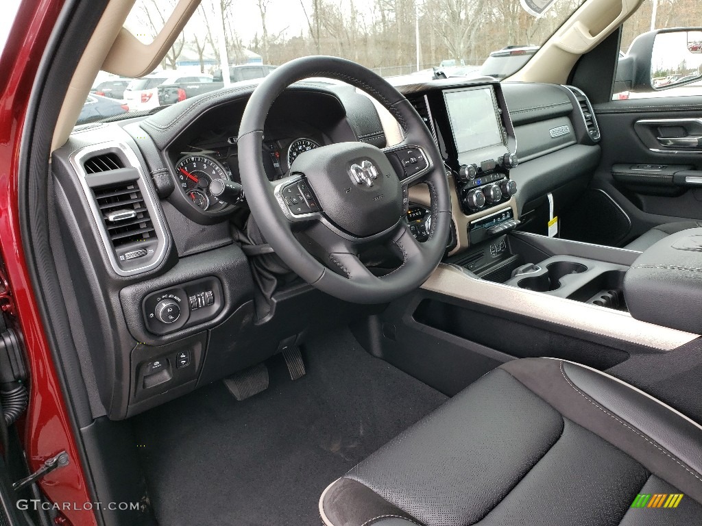 2019 1500 Laramie Quad Cab 4x4 - Delmonico Red Pearl / Black photo #10