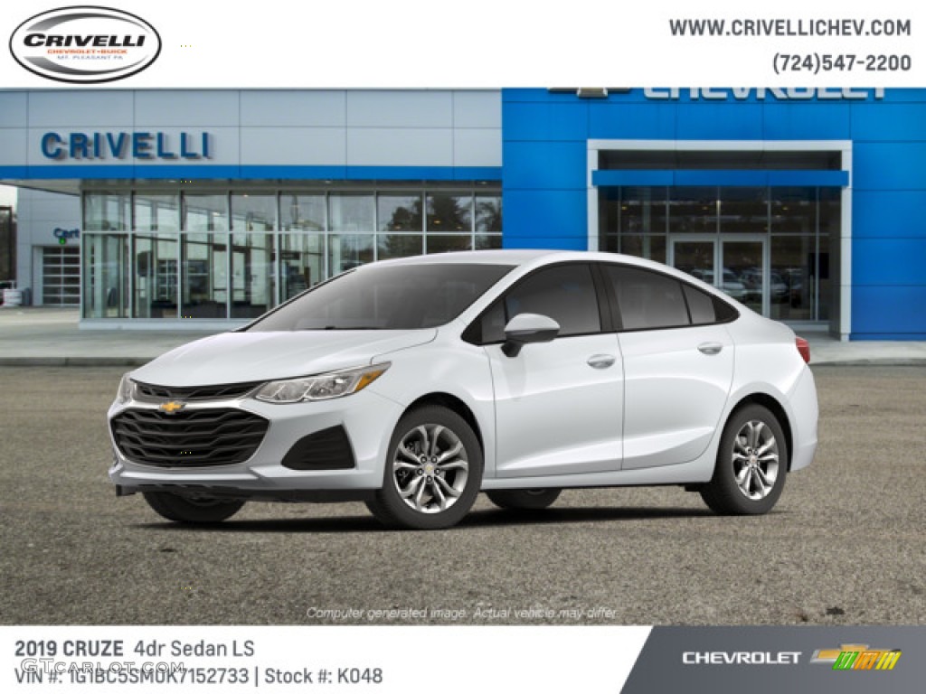 2019 Cruze LS - Summit White / Jet Black/­Galvanized photo #1