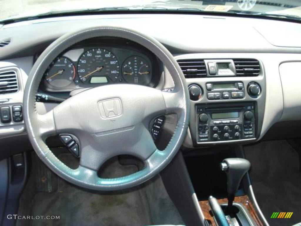 2000 Accord EX V6 Sedan - Signet Silver Metallic / Quartz photo #10