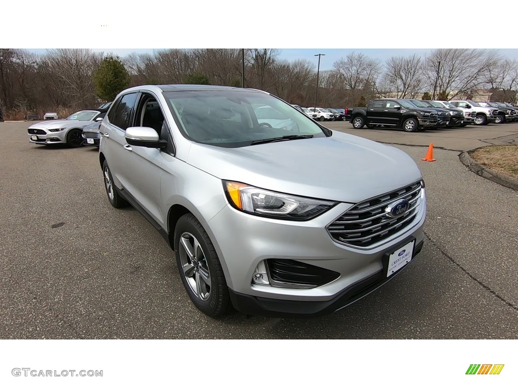 2019 Edge SEL AWD - Ingot Silver / Ebony photo #1