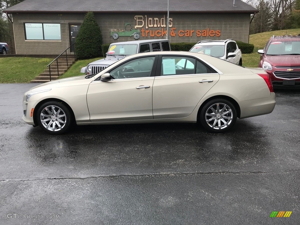 2014 CTS Luxury Sedan AWD - Mocha Steel Metallic / Light Cashmere/Medium Cashmere photo #1