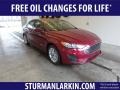 Ruby Red 2019 Ford Fusion Hybrid SE