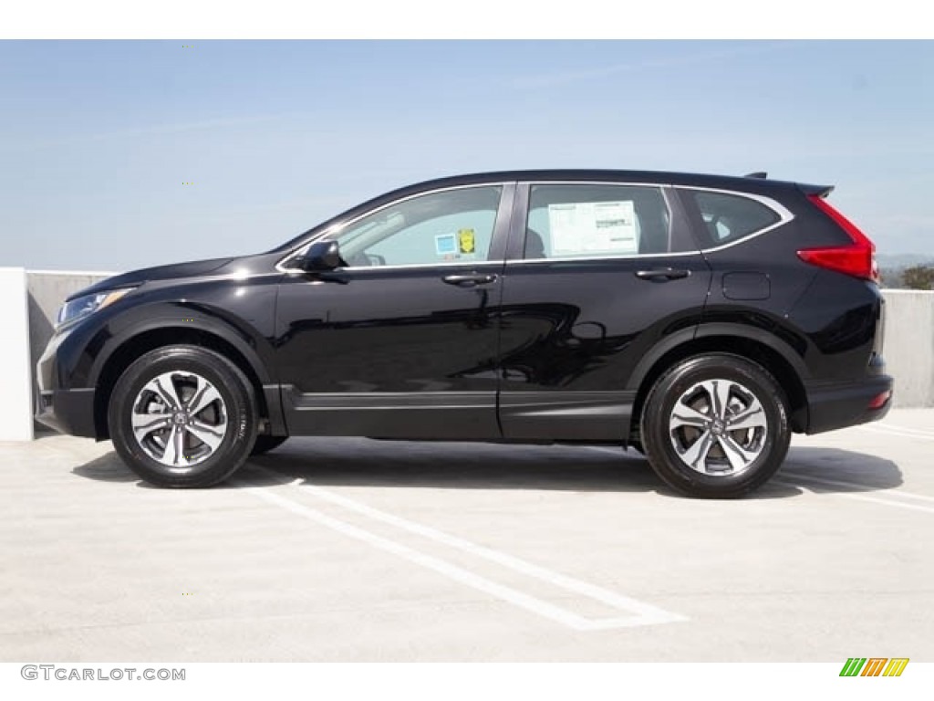 2019 CR-V LX AWD - Crystal Black Pearl / Black photo #6