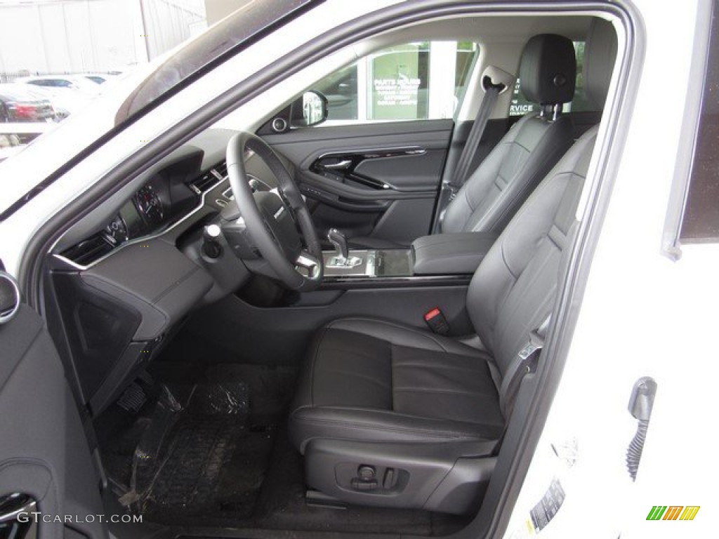 Ebony Interior 2020 Land Rover Range Rover Evoque S Photo #132635285