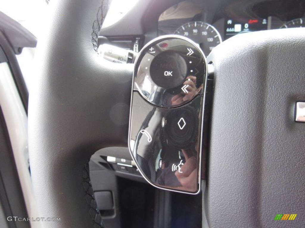 2020 Land Rover Range Rover Evoque S Ebony Steering Wheel Photo #132635791