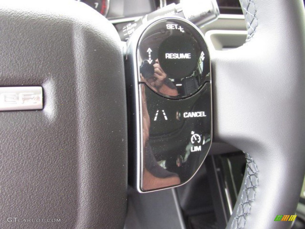 2020 Land Rover Range Rover Evoque S Ebony Steering Wheel Photo #132635810