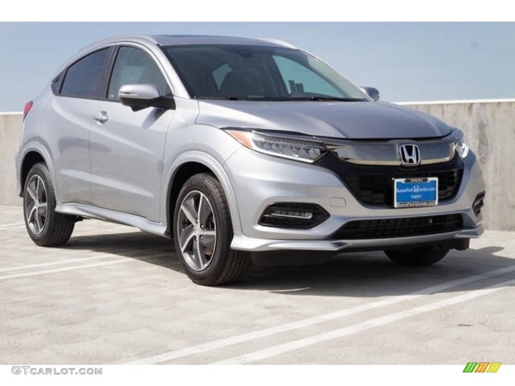 2019 HR-V Touring AWD - Lunar Silver Metallic / Gray photo #1