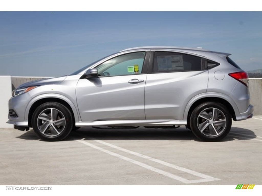 Lunar Silver Metallic 2019 Honda HR-V Touring AWD Exterior Photo #132636605