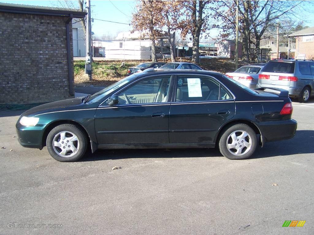 2000 Accord EX Sedan - Dark Emerald Pearl / Ivory photo #1