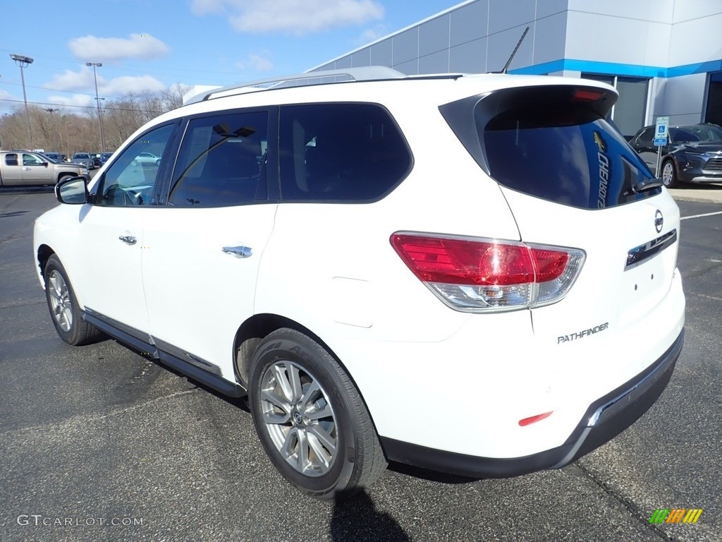 2014 Pathfinder SL AWD - Moonlight White / Charcoal photo #4