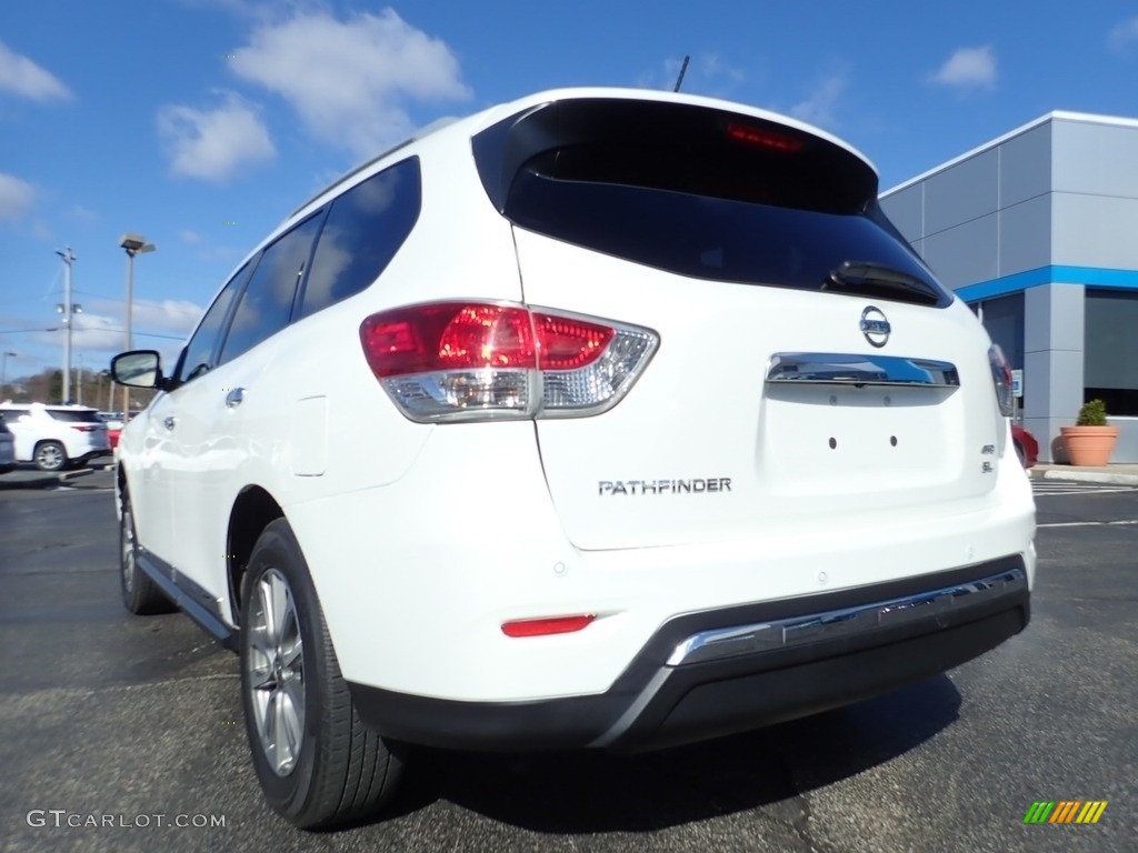 2014 Pathfinder SL AWD - Moonlight White / Charcoal photo #5