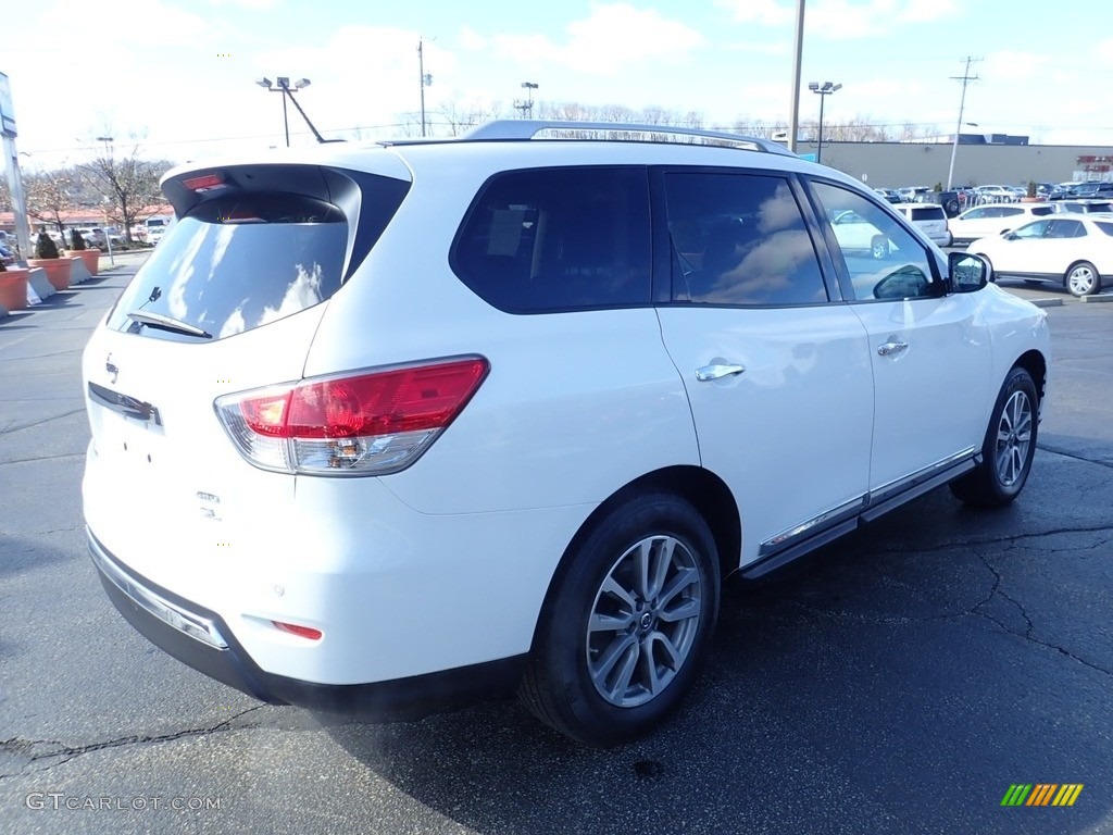 2014 Pathfinder SL AWD - Moonlight White / Charcoal photo #9