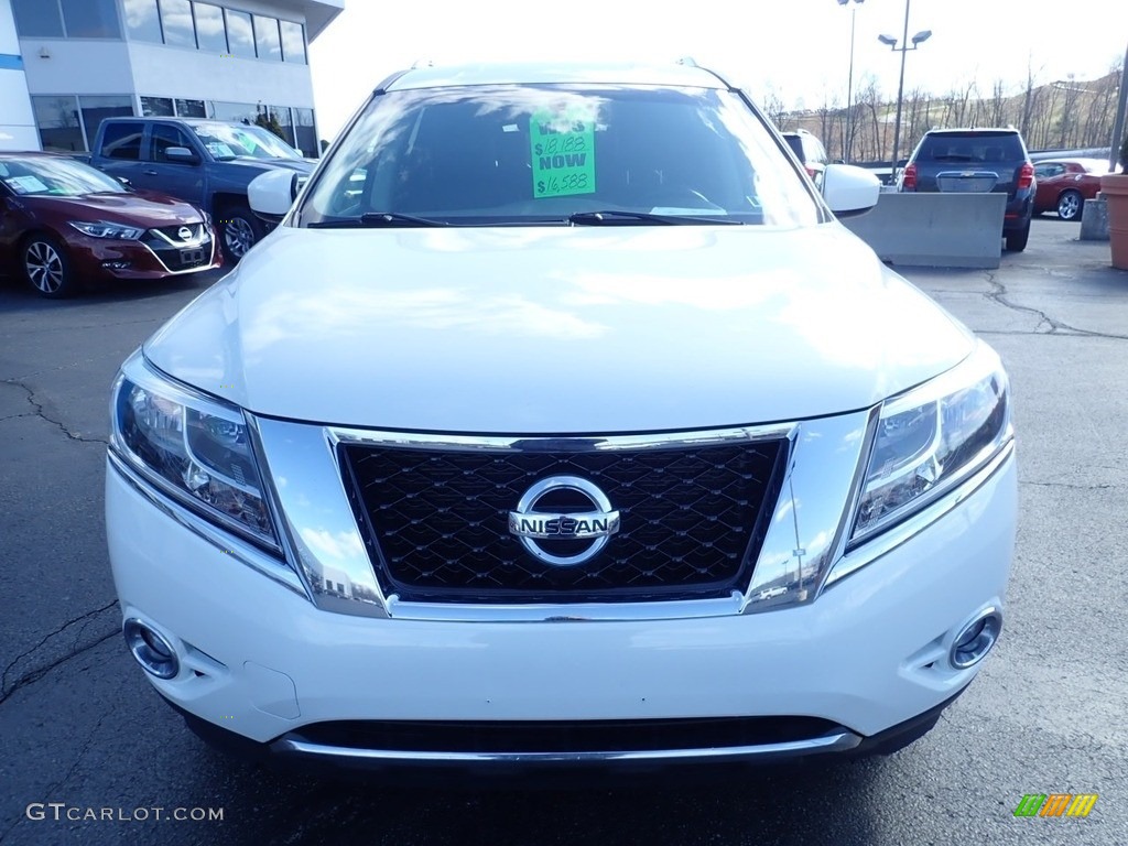 2014 Pathfinder SL AWD - Moonlight White / Charcoal photo #13