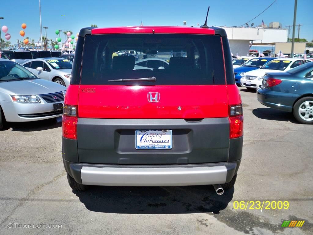 2006 Element EX - Rallye Red / Black/Gray photo #4