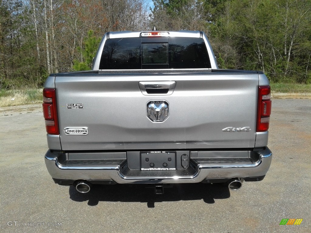 2019 1500 Long Horn Crew Cab 4x4 - Billett Silver Metallic / Mountain Brown/Light Frost Beige photo #7