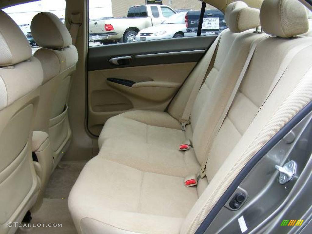2007 Civic Hybrid Sedan - Galaxy Gray Metallic / Ivory photo #11