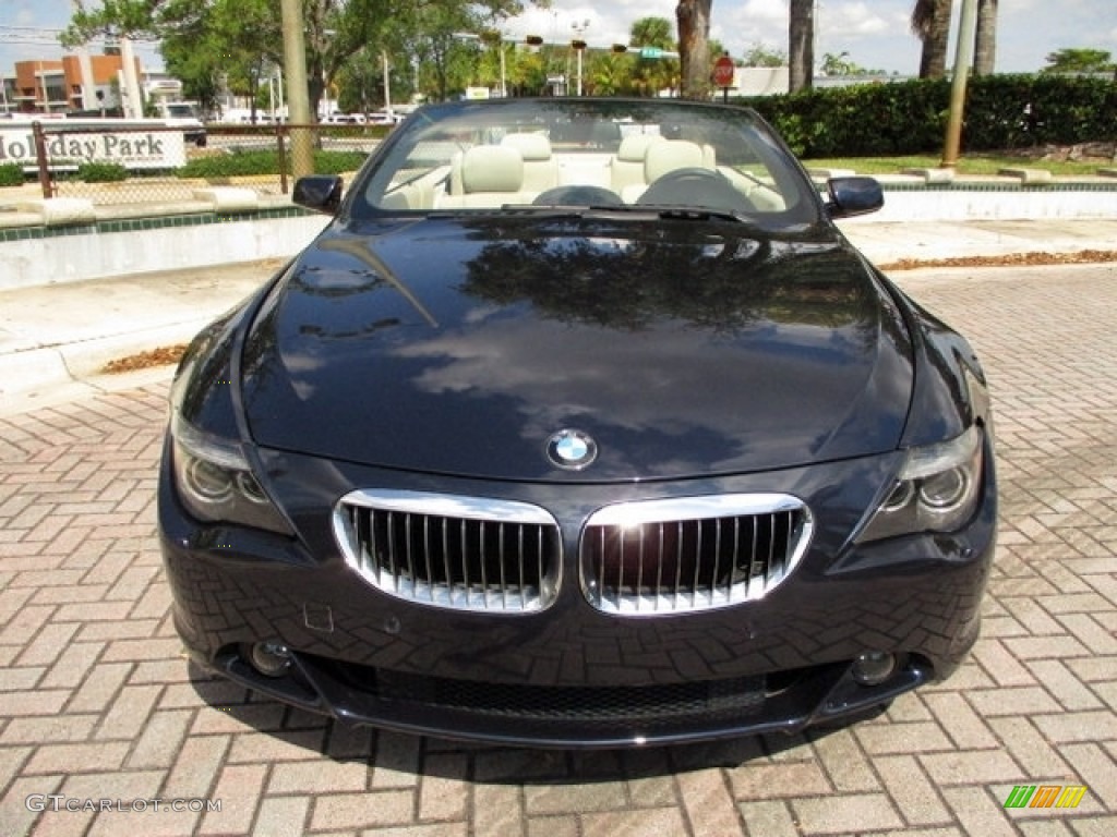 2006 6 Series 650i Convertible - Monaco Blue Metallic / Cream Beige photo #7