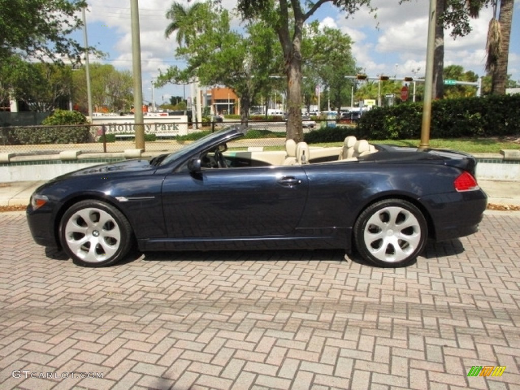 2006 6 Series 650i Convertible - Monaco Blue Metallic / Cream Beige photo #11