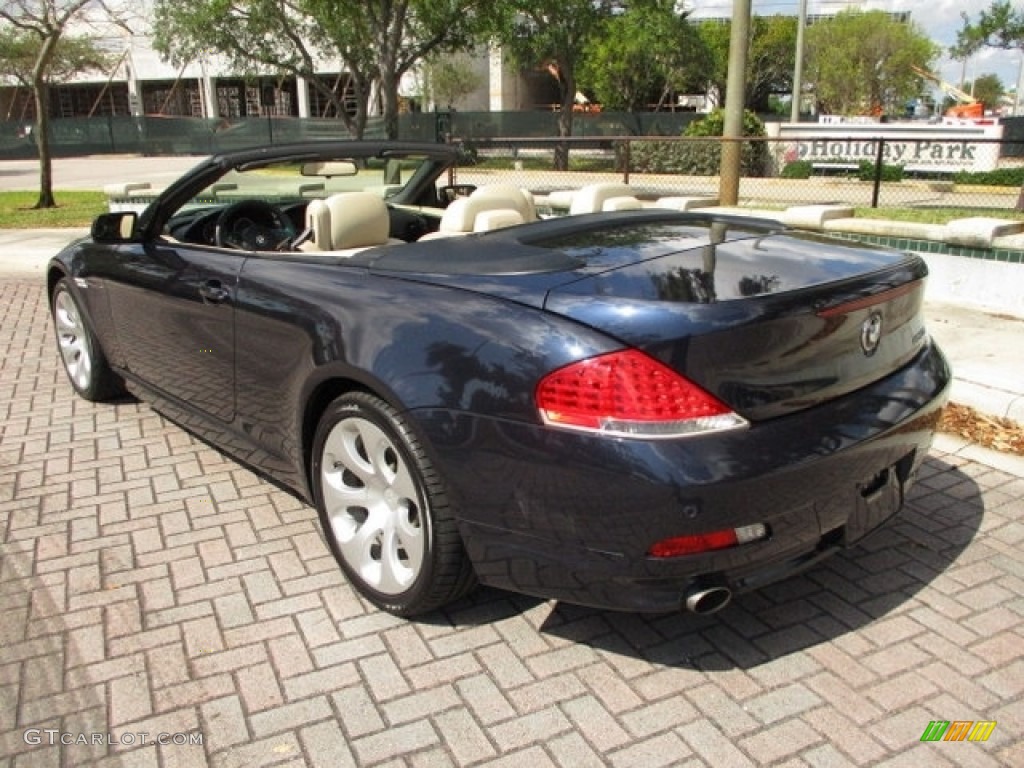 2006 6 Series 650i Convertible - Monaco Blue Metallic / Cream Beige photo #13