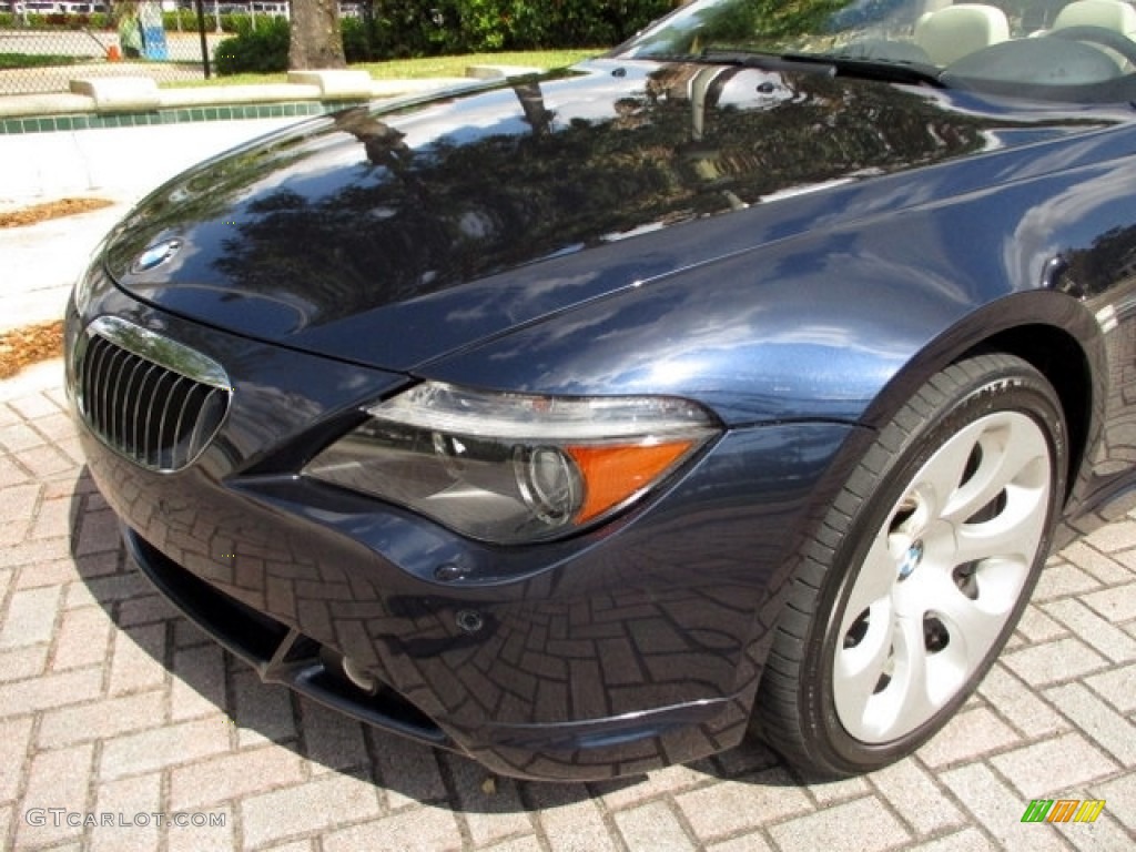 2006 6 Series 650i Convertible - Monaco Blue Metallic / Cream Beige photo #17