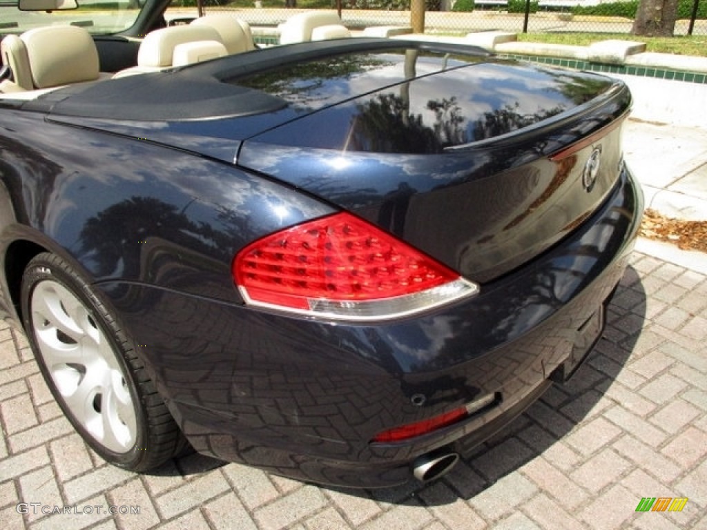 2006 6 Series 650i Convertible - Monaco Blue Metallic / Cream Beige photo #20