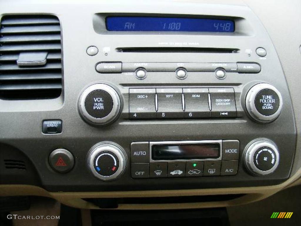 2007 Civic Hybrid Sedan - Galaxy Gray Metallic / Ivory photo #18