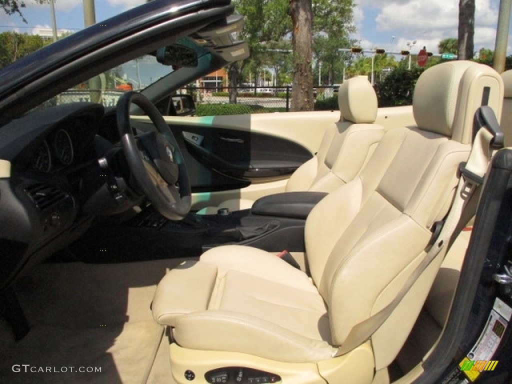 2006 6 Series 650i Convertible - Monaco Blue Metallic / Cream Beige photo #35