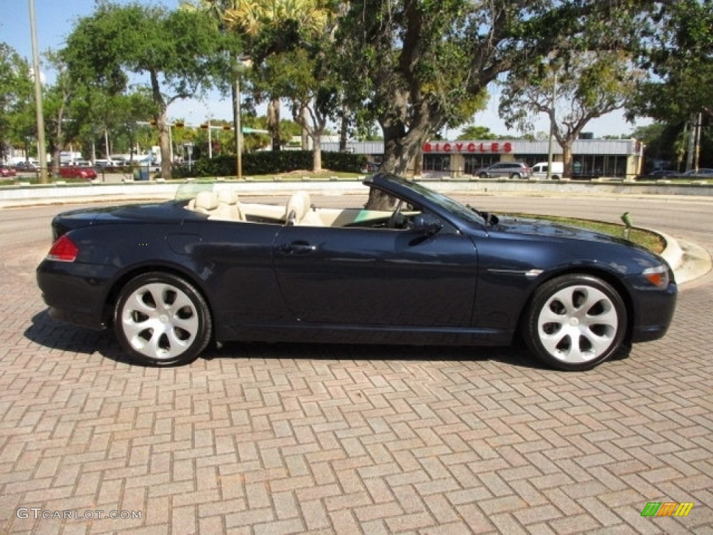 2006 6 Series 650i Convertible - Monaco Blue Metallic / Cream Beige photo #36