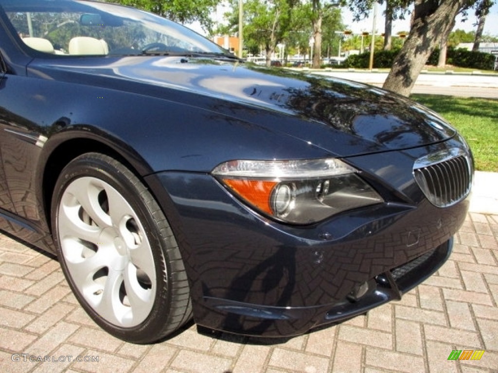 2006 6 Series 650i Convertible - Monaco Blue Metallic / Cream Beige photo #38