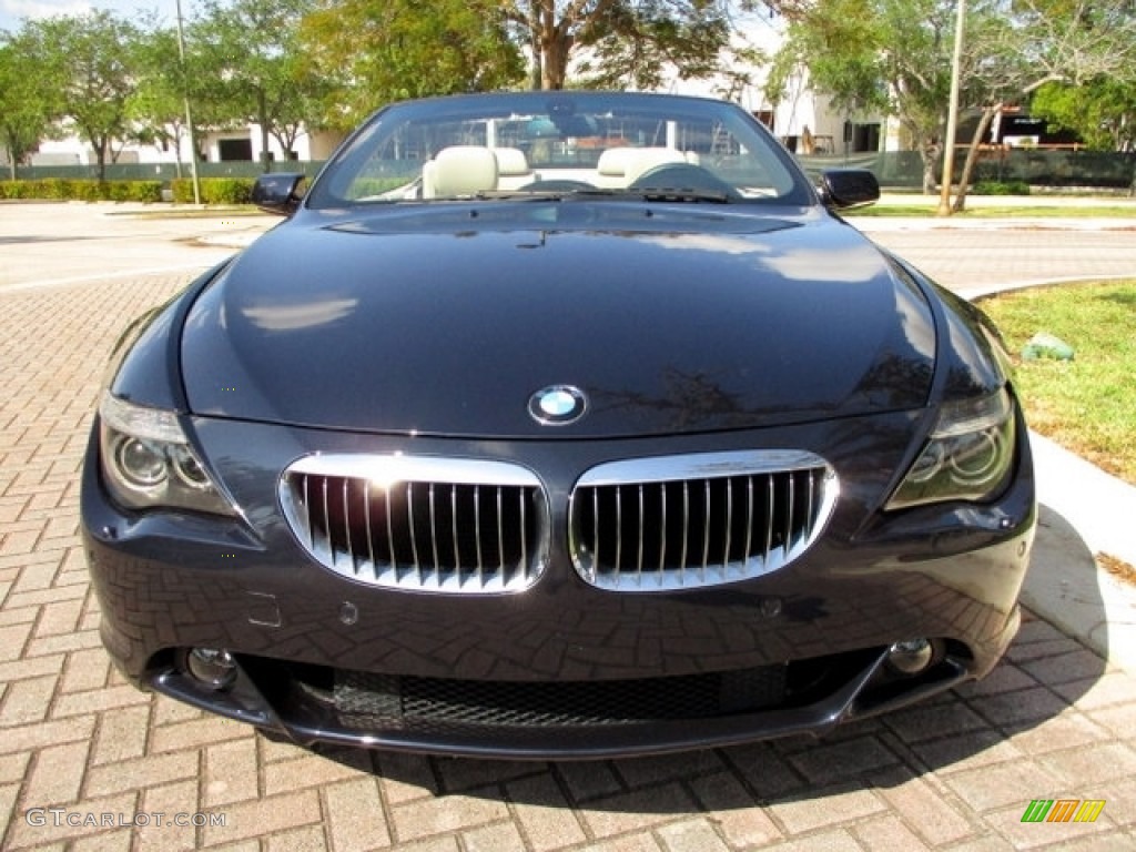 2006 6 Series 650i Convertible - Monaco Blue Metallic / Cream Beige photo #40