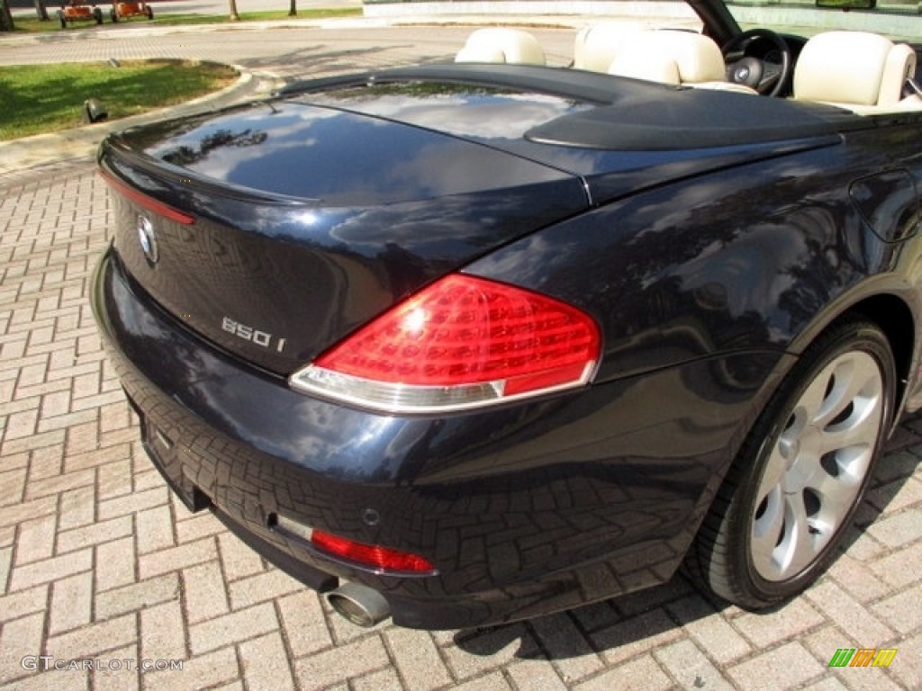 2006 6 Series 650i Convertible - Monaco Blue Metallic / Cream Beige photo #42