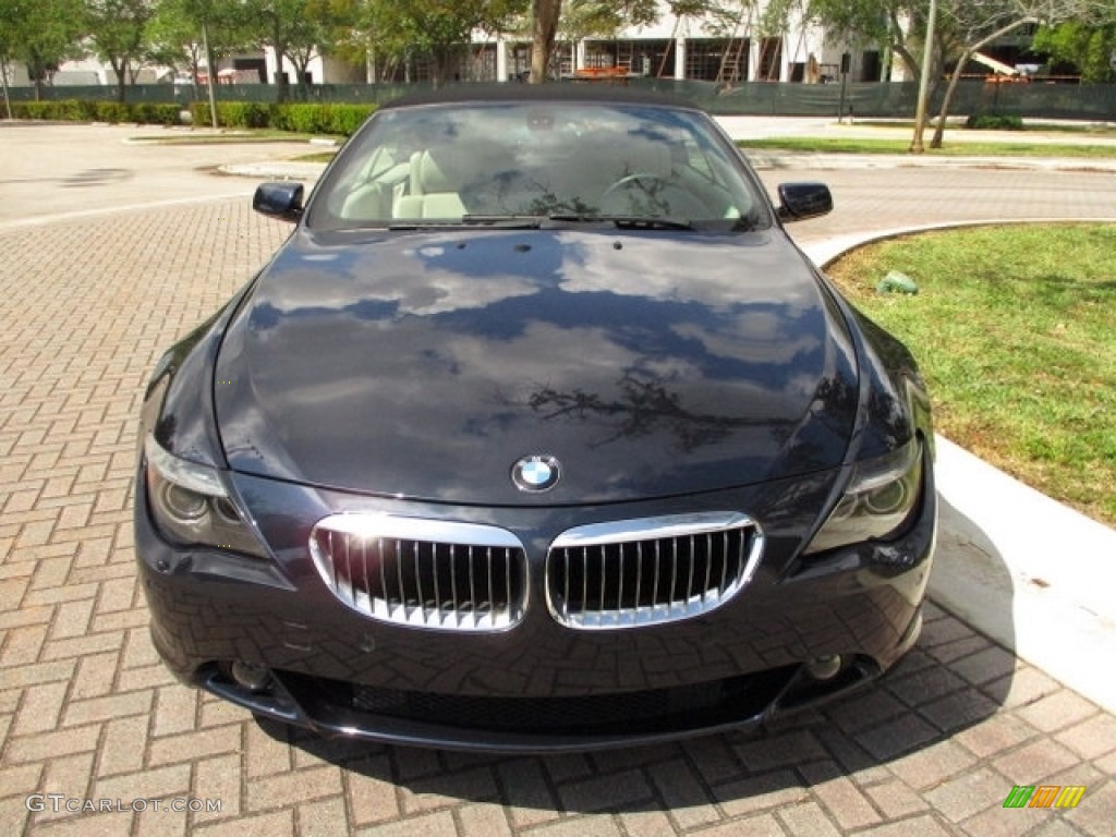 2006 6 Series 650i Convertible - Monaco Blue Metallic / Cream Beige photo #44