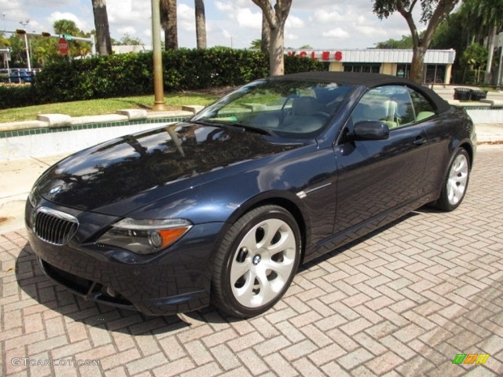 2006 6 Series 650i Convertible - Monaco Blue Metallic / Cream Beige photo #59