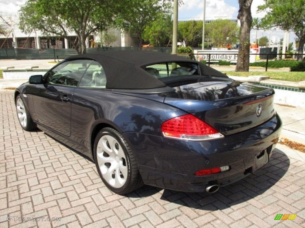 2006 6 Series 650i Convertible - Monaco Blue Metallic / Cream Beige photo #63