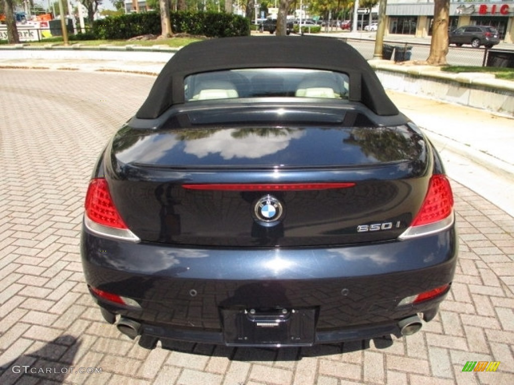 2006 6 Series 650i Convertible - Monaco Blue Metallic / Cream Beige photo #65