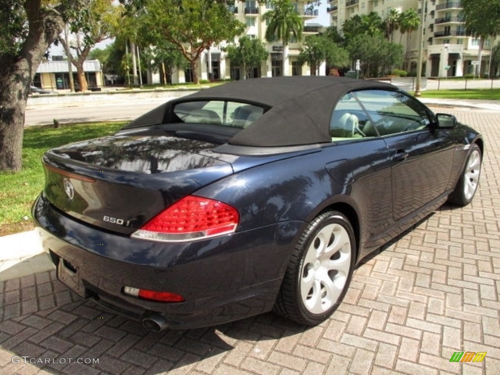 2006 6 Series 650i Convertible - Monaco Blue Metallic / Cream Beige photo #67