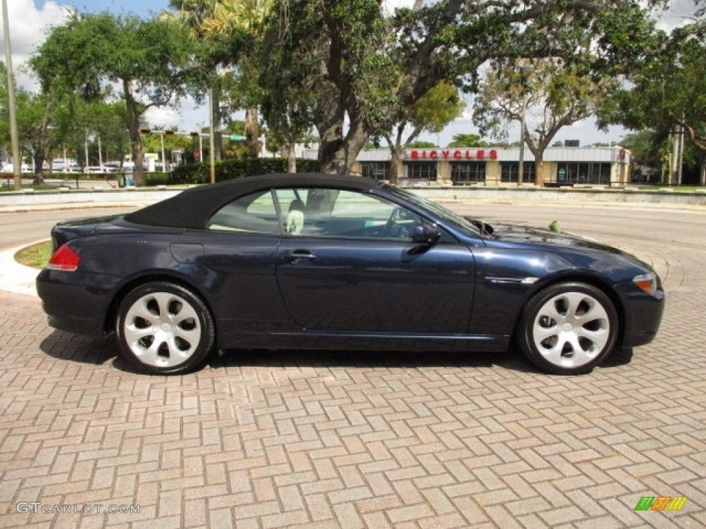 2006 6 Series 650i Convertible - Monaco Blue Metallic / Cream Beige photo #69