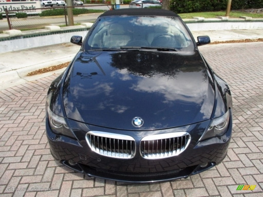 2006 6 Series 650i Convertible - Monaco Blue Metallic / Cream Beige photo #73