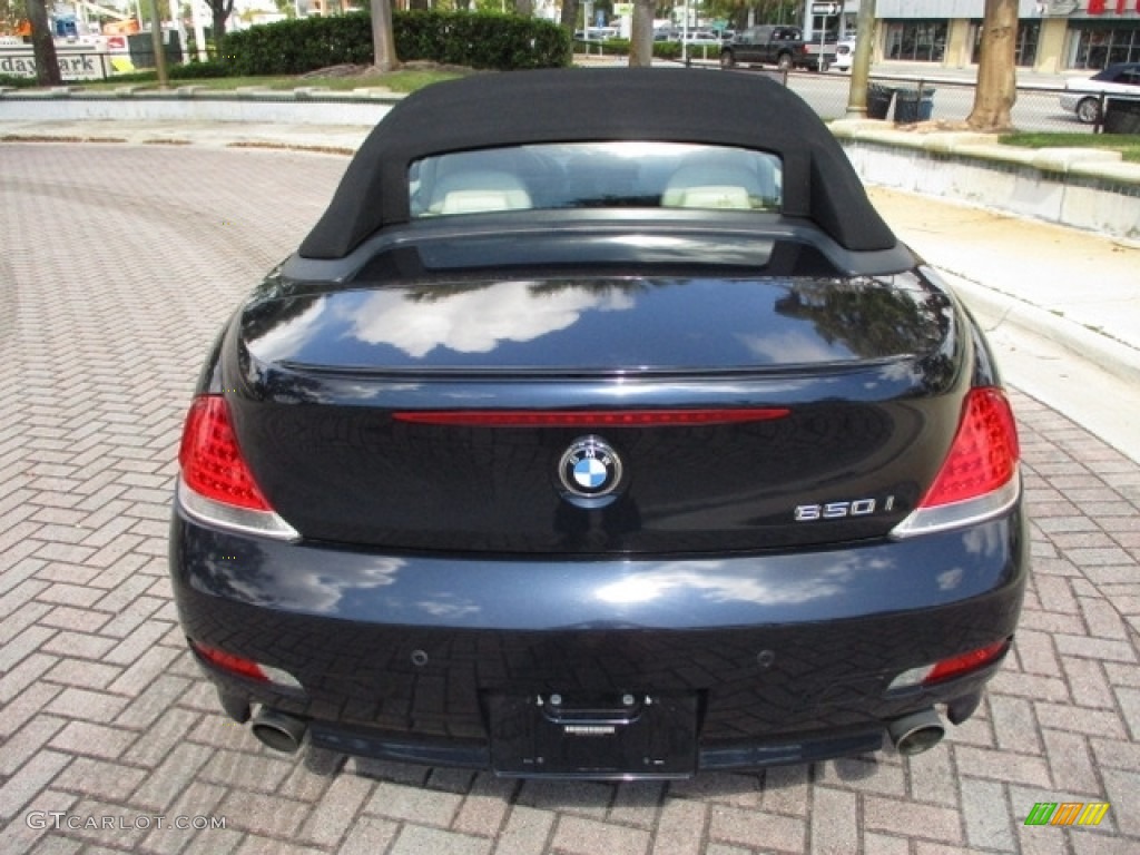 2006 6 Series 650i Convertible - Monaco Blue Metallic / Cream Beige photo #82