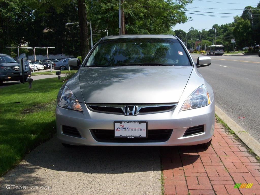 2007 Accord EX-L V6 Sedan - Alabaster Silver Metallic / Black photo #3