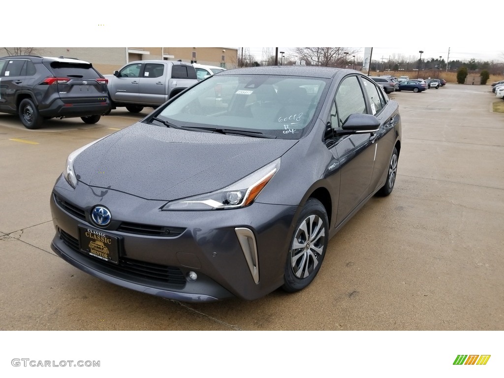 2019 Prius LE AWD-e - Magnetic Grey Metallic / Moonstone photo #1