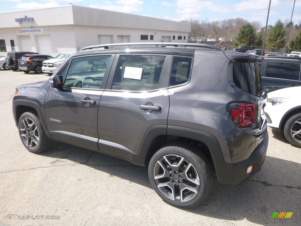 2019 Renegade Limited 4x4 - Granite Crystal Metallic / Black/Sandstorm photo #3